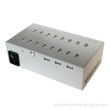 19-port Charger USB2.0 Hub, 5V, 20A Output